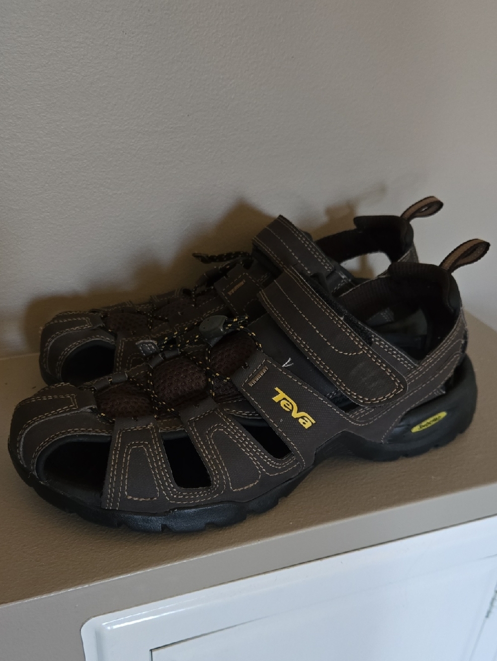 Teva Men's Brown and Black Outdoor Sport Sandals